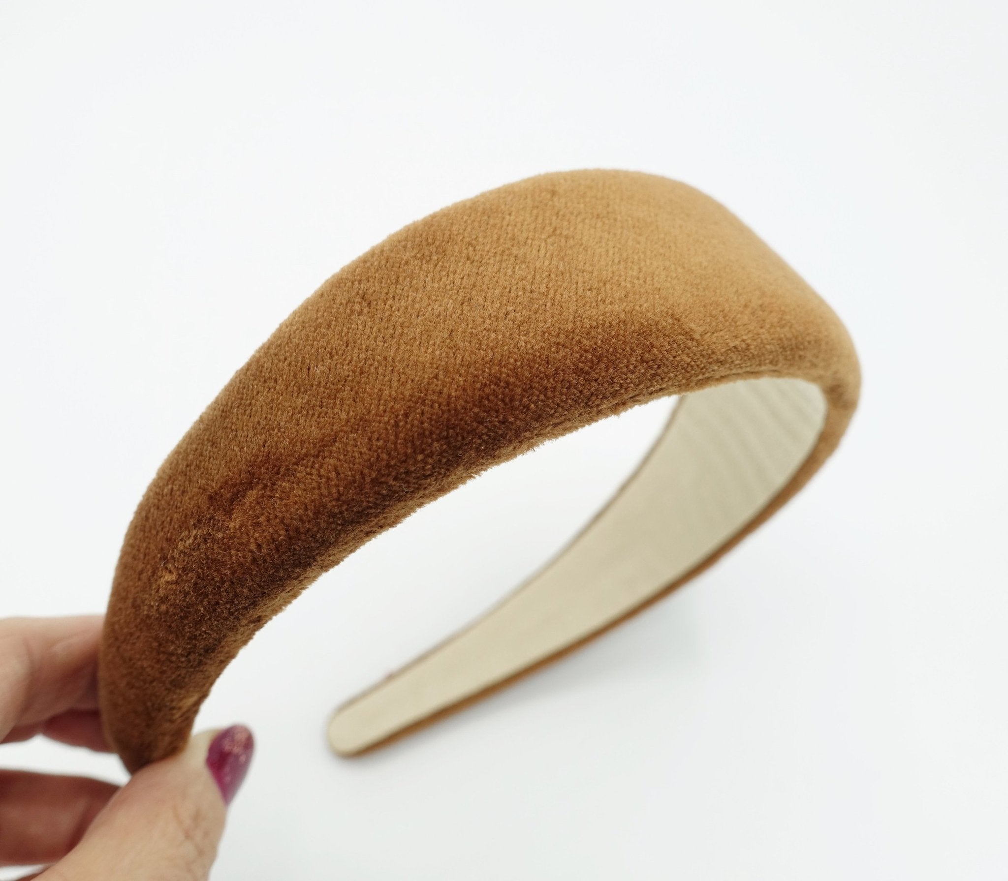 VeryShine cotton velvet headband padded hairband Fall Winter hair accessory for women