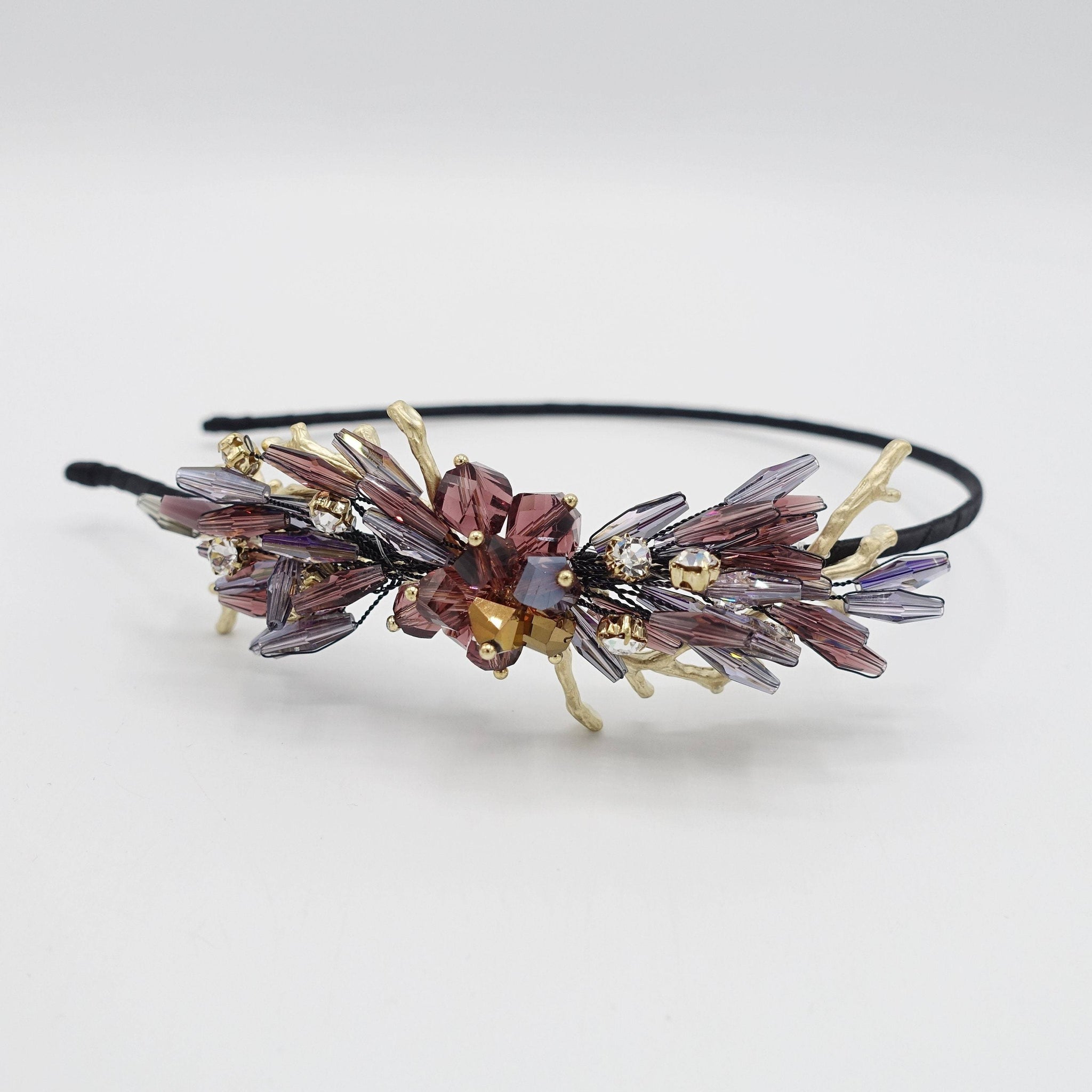 VeryShine crystal beads embellished headband