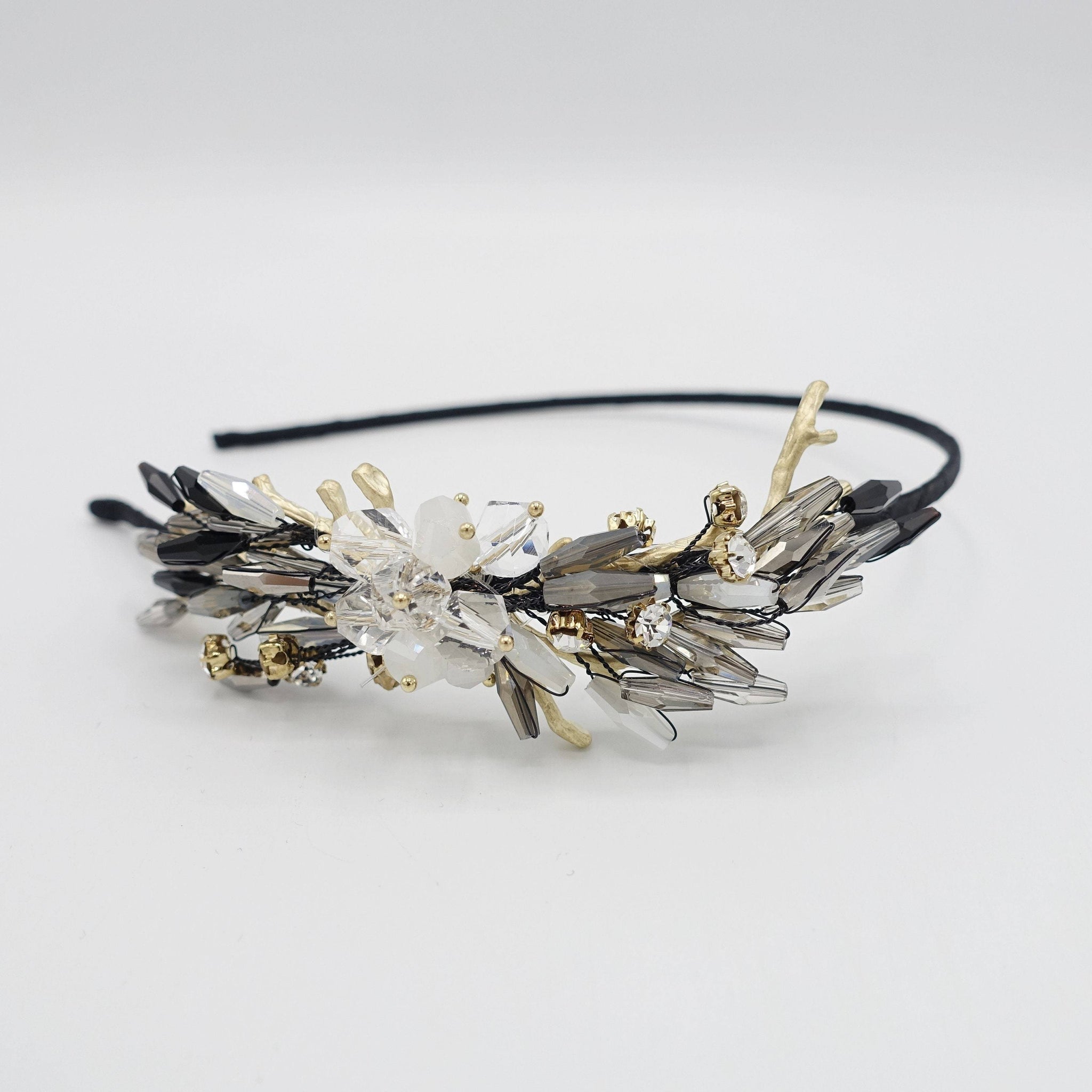 VeryShine crystal beads embellished headband