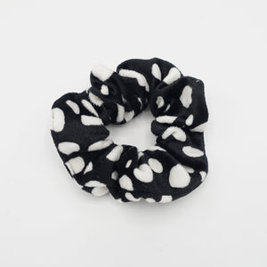 VeryShine dalmatian pattern scrunchies medium Fall Winter hair elastic scrunchy