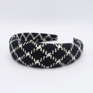 VeryShine diamond pattern padded headband