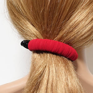 VeryShine fabric wrapped half moon hair claw basic woman hair accessory