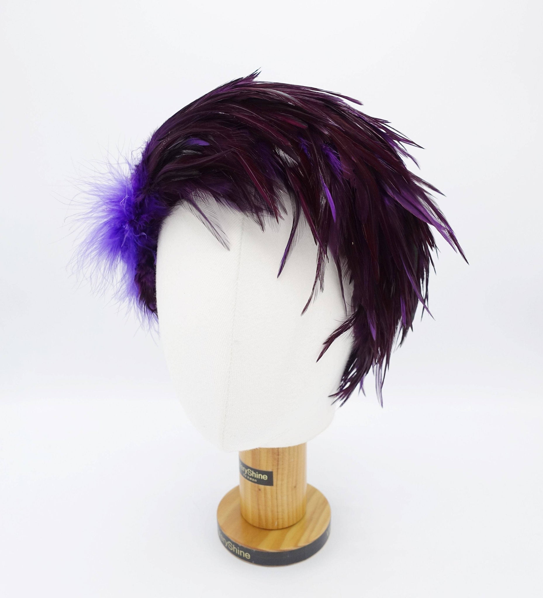 VeryShine feather fascinator headband