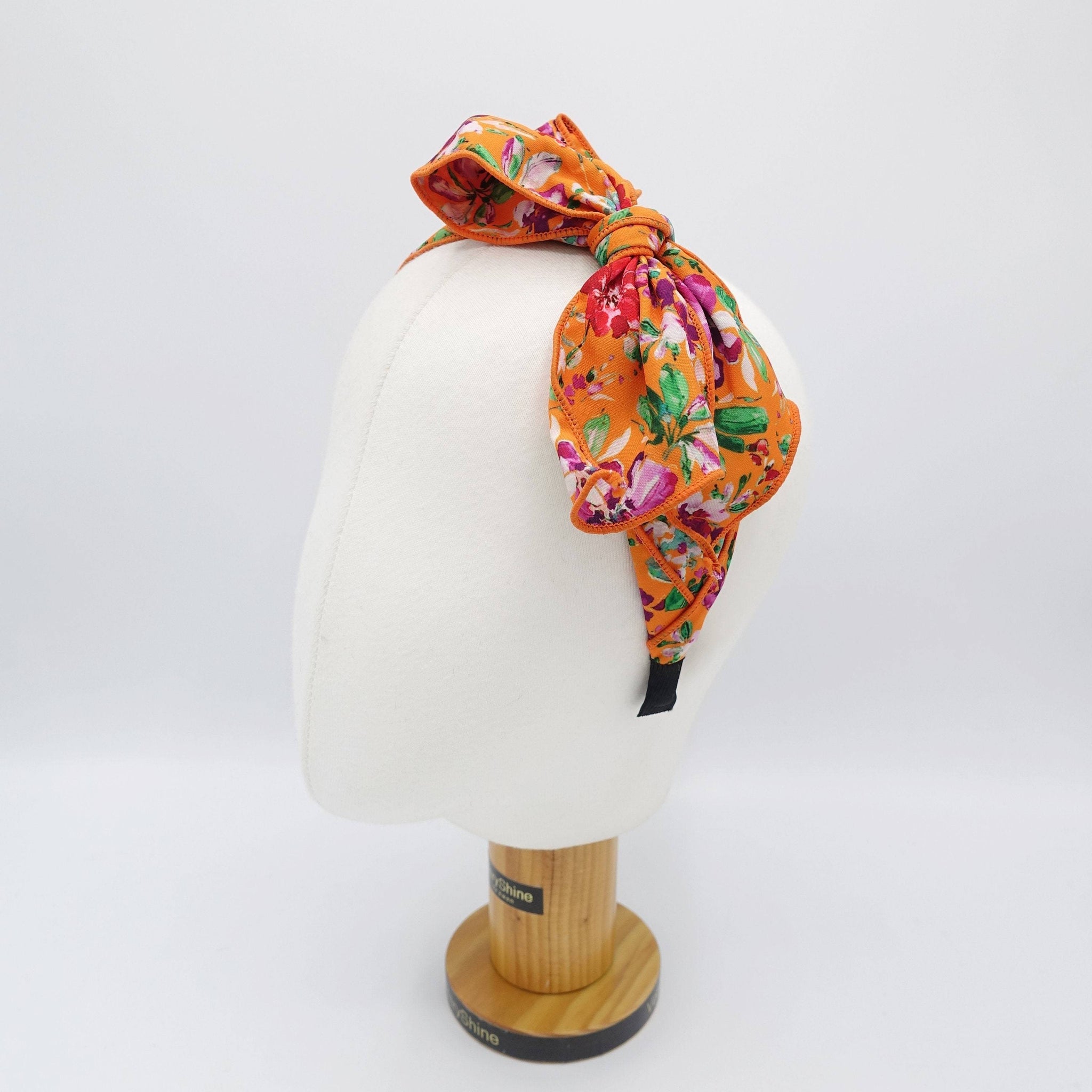 VeryShine floral bow headband for women