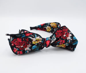 VeryShine floral bow headband for women
