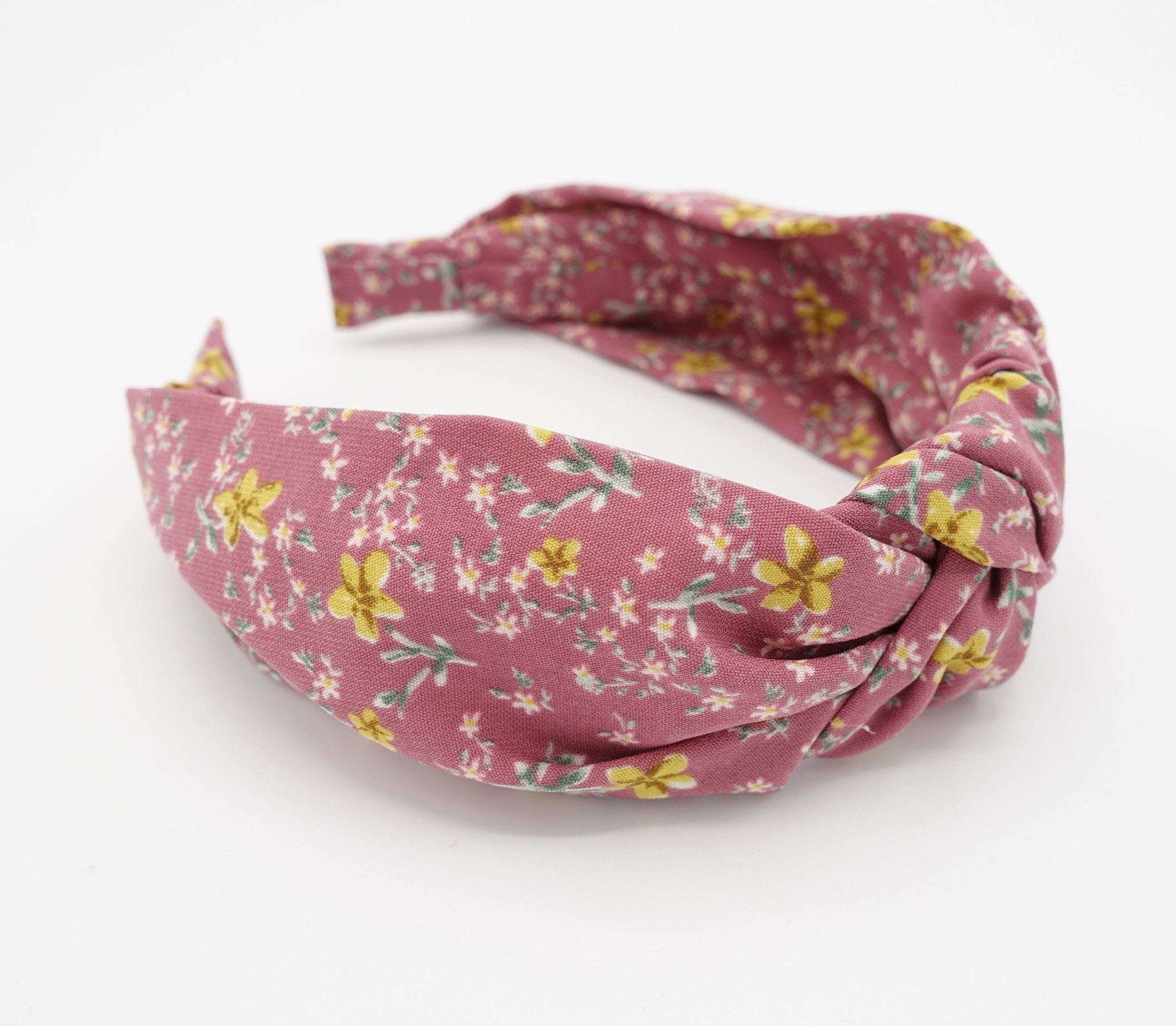 Floral Print Knot Headband Floral Knot Headband main image 2