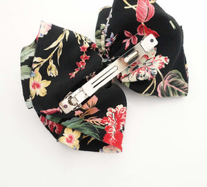 VeryShine flower plant print hair bow barrette volume up women hair bow clip hair accessories