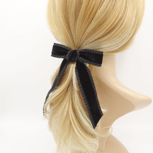 VeryShine frill velvet hair bow  VS-202101