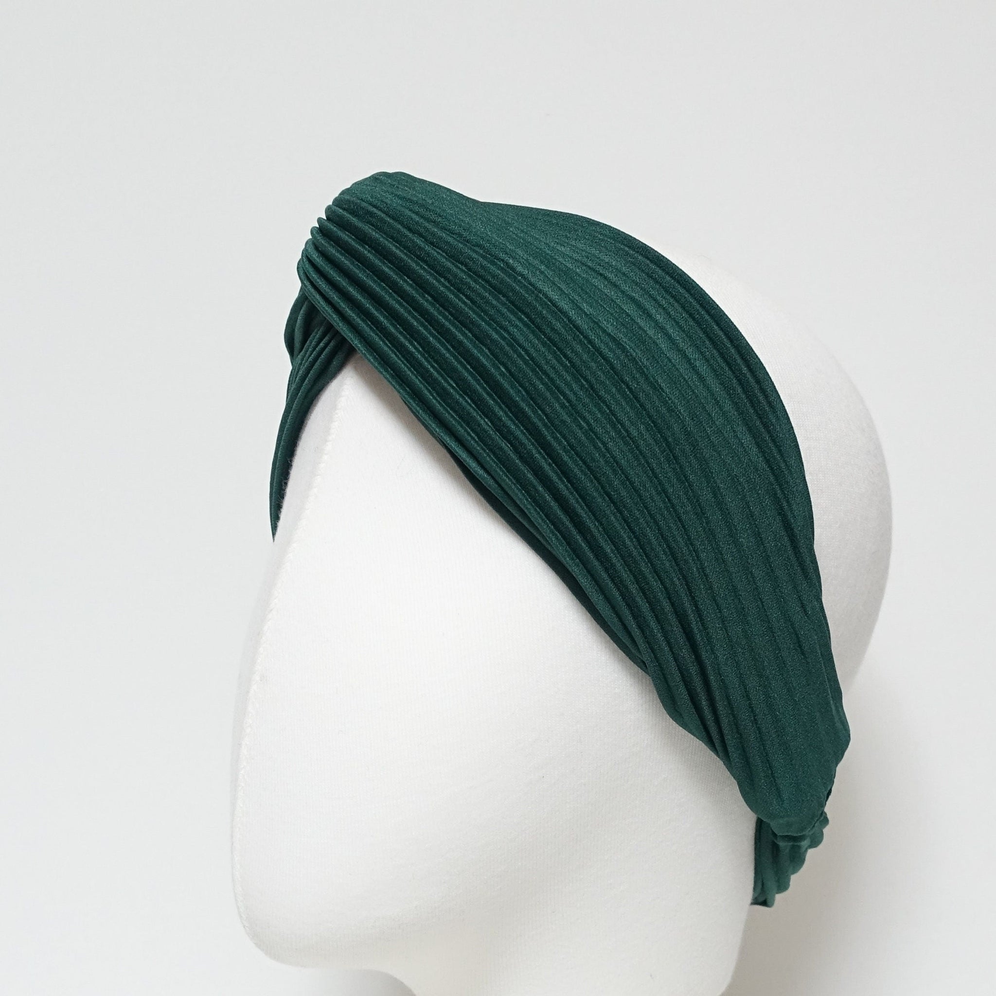 VeryShine front twist pleated fabric cross headband women accessory