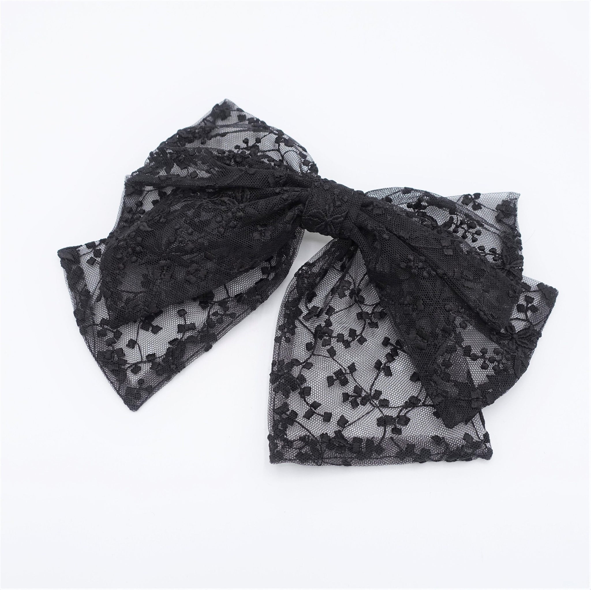VeryShine Hair Accessories floral lace hair bow layered hair accessory ...