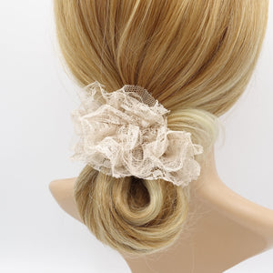 VeryShine Hair Accessories floral lace scrunchies medium hair ties hair accessory for women