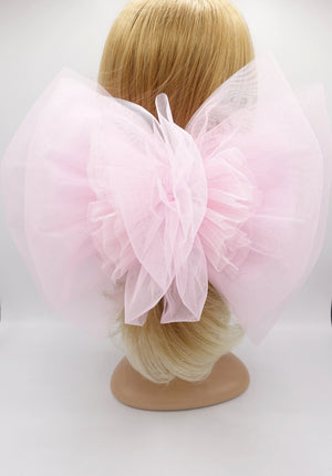 VeryShine Hair Accessories gigantic tulle hair bow brooch hair accessory for women