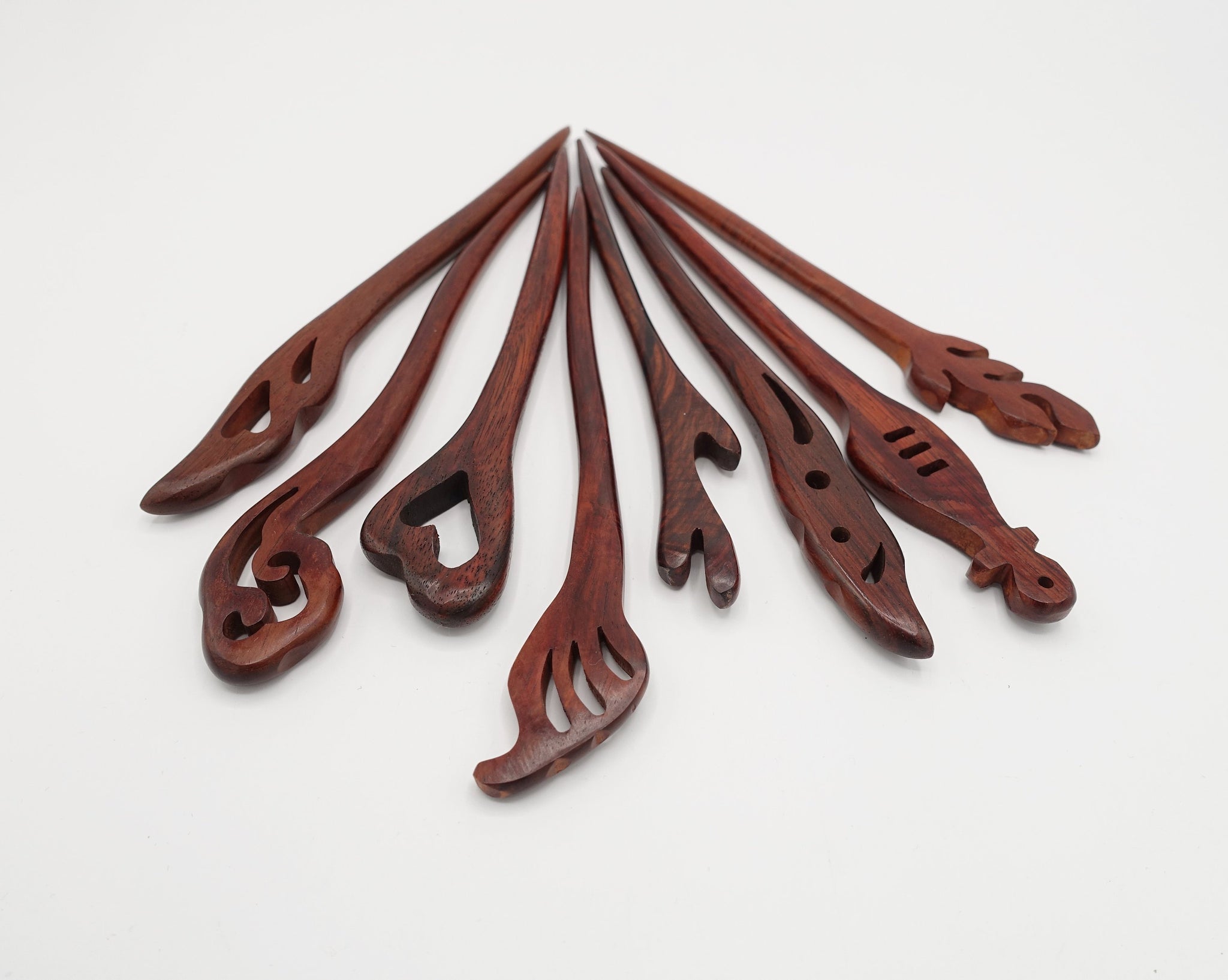 VeryShine Hair Stick/Fork wood carved motif hair stick