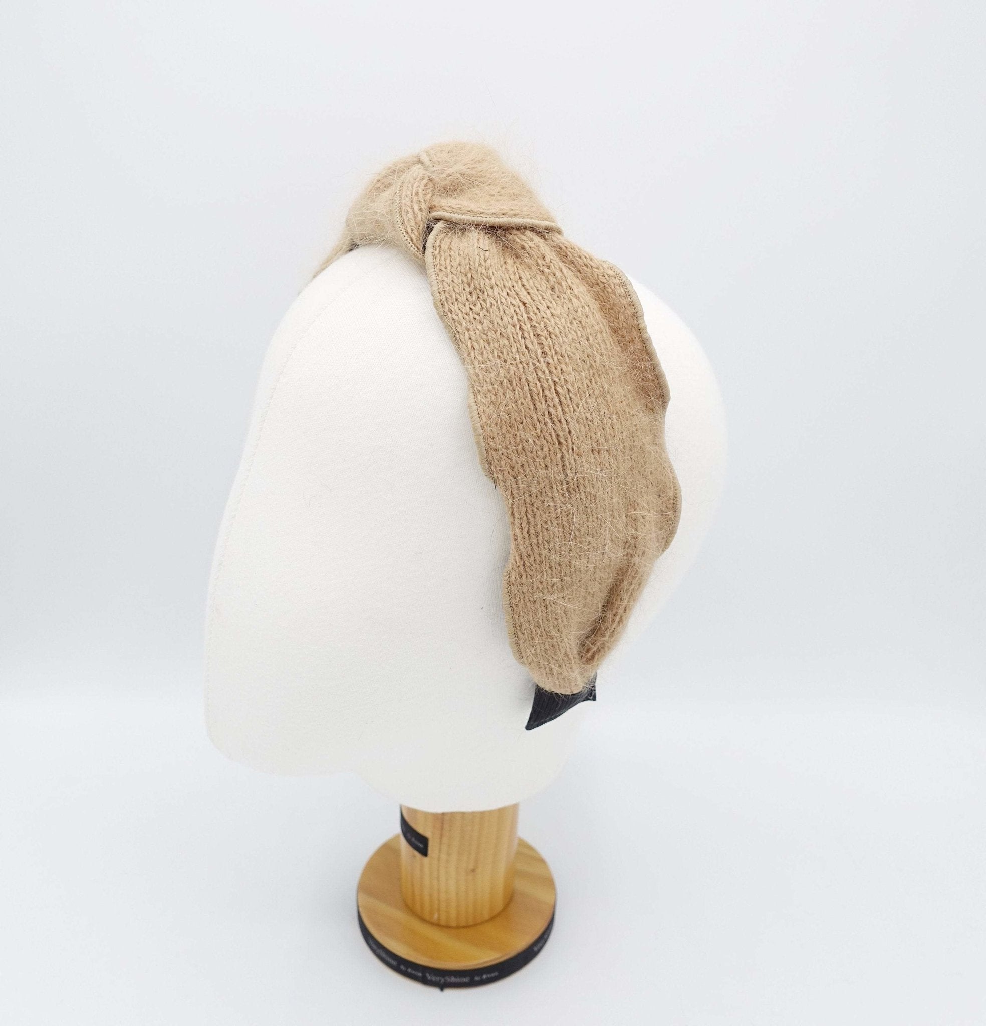 VeryShine hairband/headband angora top knot headband winter hair accessory for women
