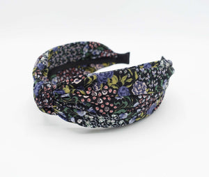 VeryShine hairband/headband Black tiny floral headband colorful top knot hairband for women