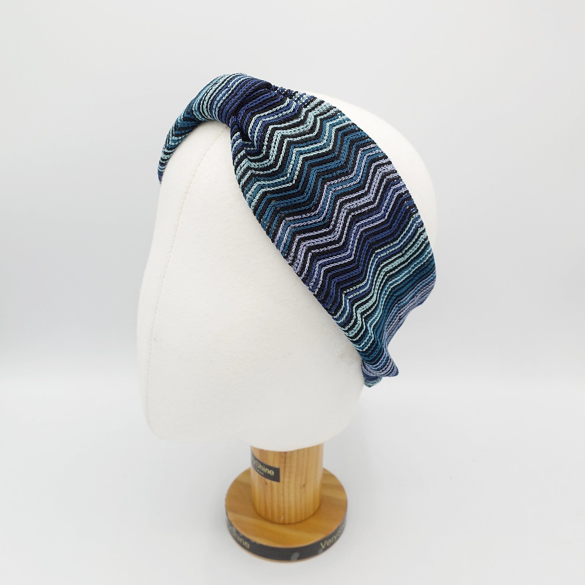 VeryShine hairband/headband Zigzag knit turban headband
