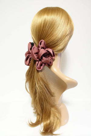VeryShine Handmade flower hair clip 8 Petal Flower Hair Clip Decorated Banana clip Hair Accessory For Women