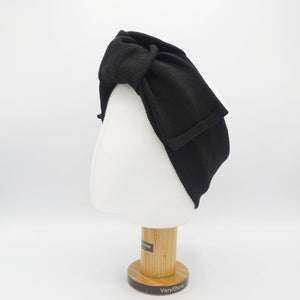 VeryShine Headband Black bow knot turban headband ridged span Fall Winter hair accessory for women