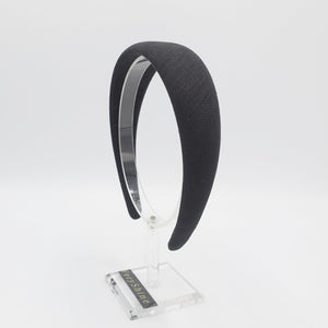 VeryShine Headband Black herringbone headband padded hairband hair accessory for women
