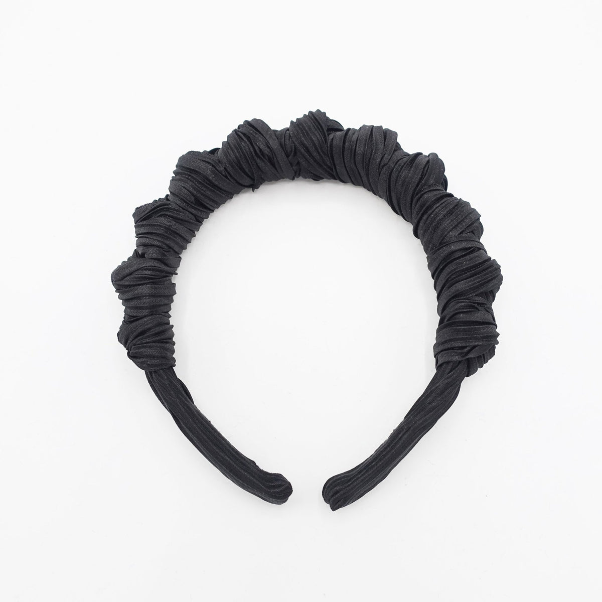 multi top knot headband pleated fabric hairband cute women hair