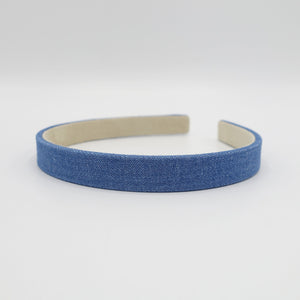 VeryShine Headband Blue daily headband denim narrow hairband for women