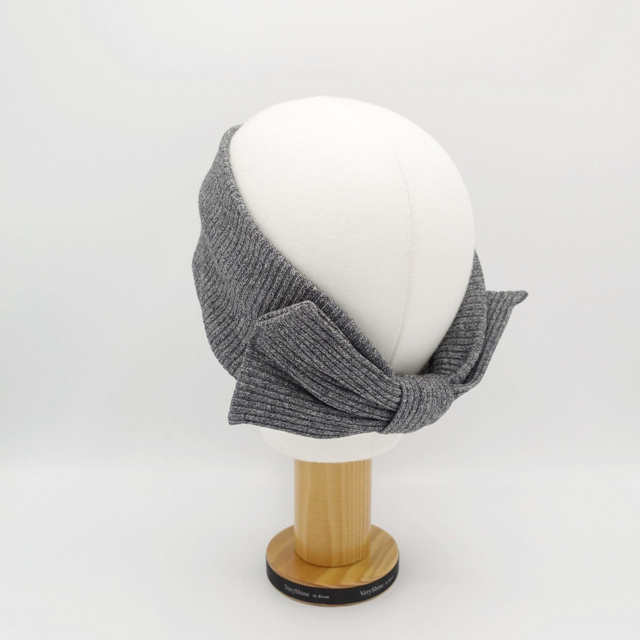 VeryShine Headband bow knot knit headband corrugated headwrap hair turban