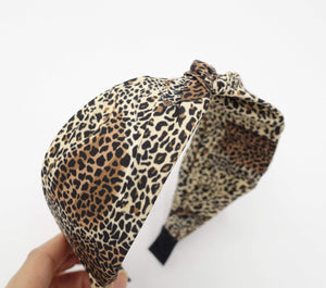 VeryShine Headband Camel modified leopard print headband animal print cross hairband for women