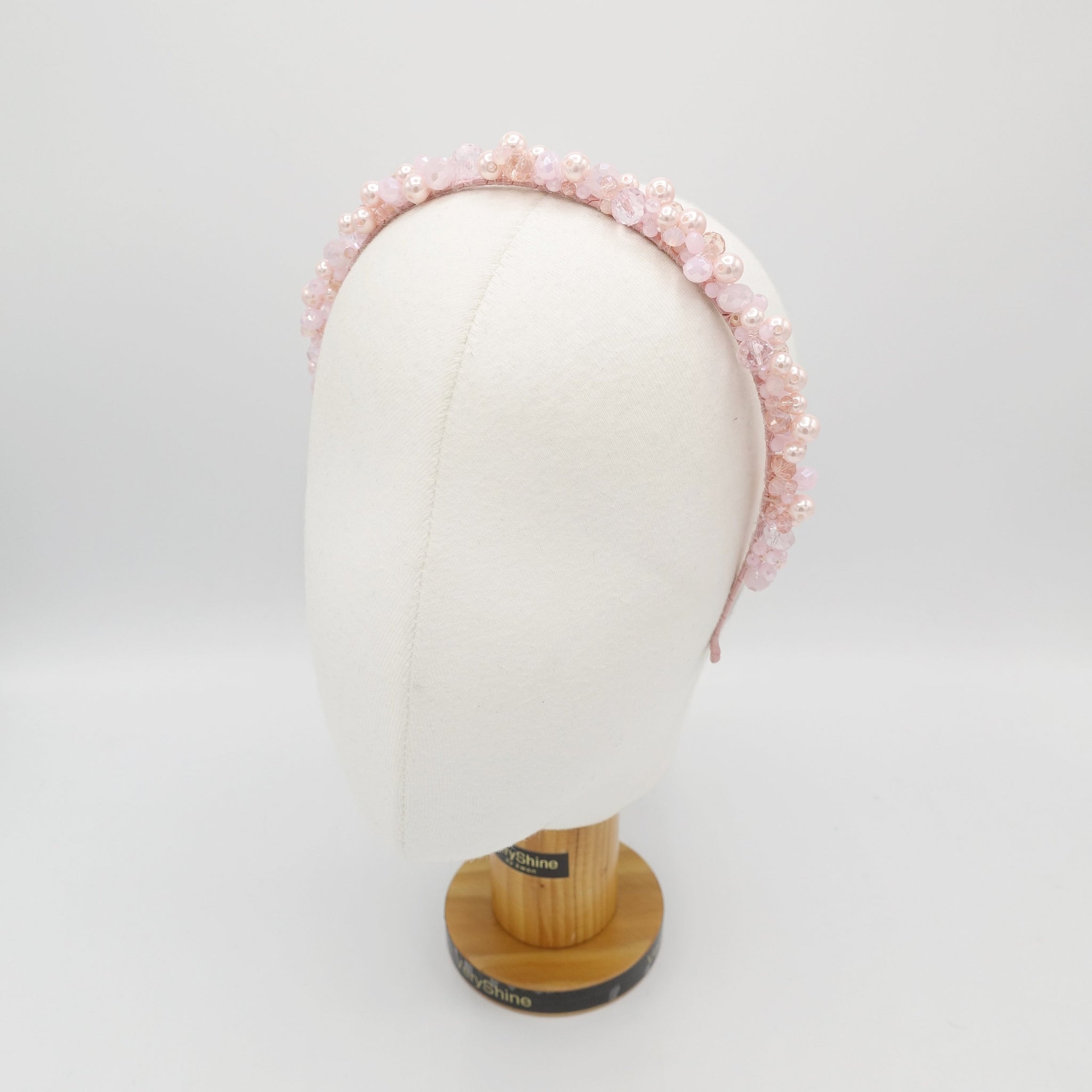 VeryShine Headband color pearl crystal ball beaded headband