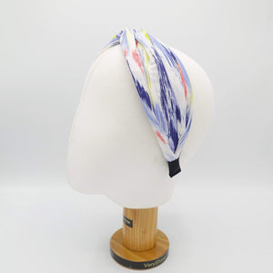 VeryShine Headband color stroke print headband cross hairband Summer hair accessory for women