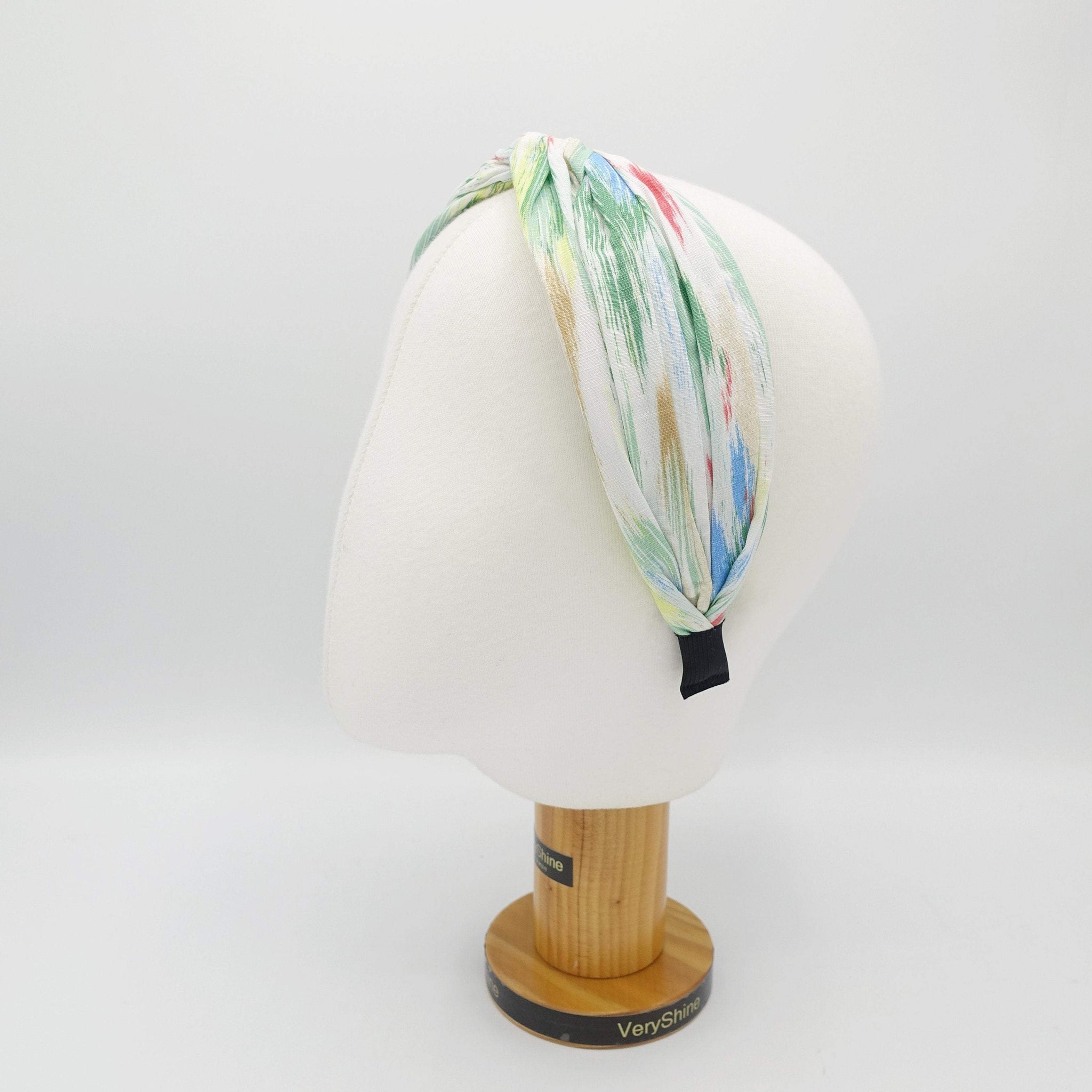 VeryShine Headband color stroke print headband cross hairband Summer hair accessory for women