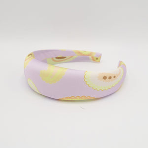 VeryShine Headband colorful paisley print padded headband medium hairband  stylish hair accessory for women