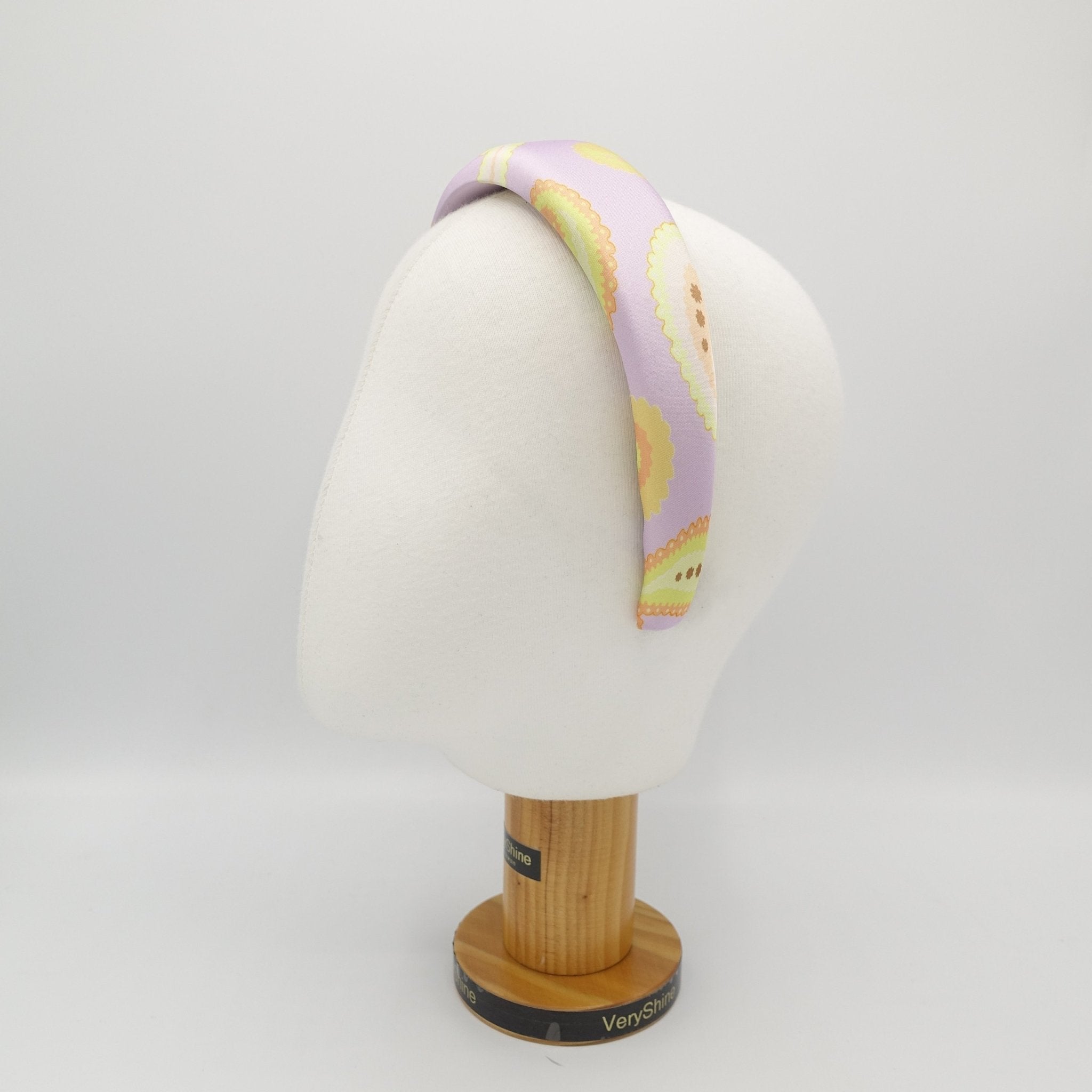 VeryShine Headband colorful paisley print padded headband medium hairband  stylish hair accessory for women