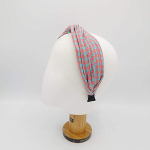VeryShine Headband cotton tweed headband cross hairband for women
