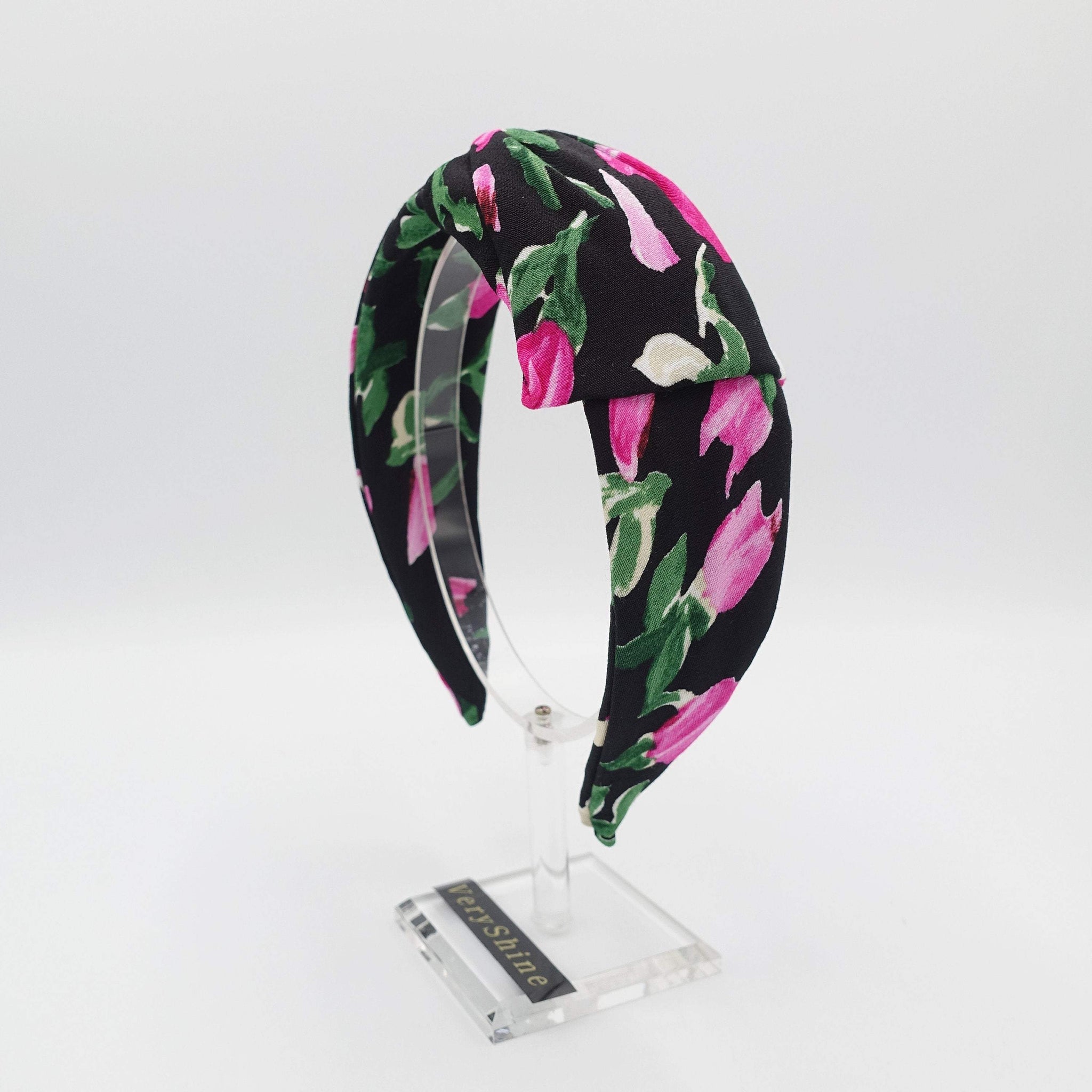 VeryShine Headband floral cross headband asymmetric hairband for women