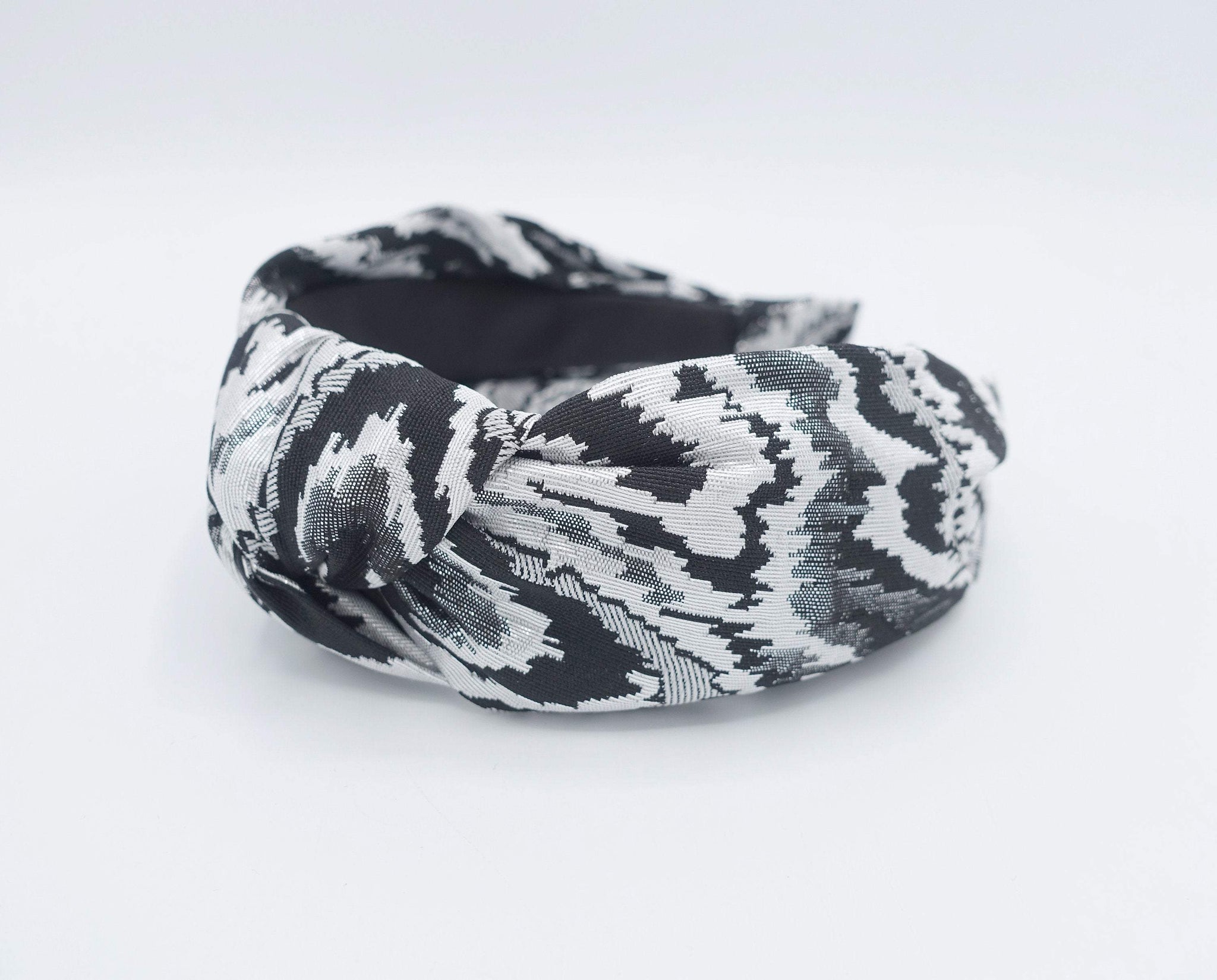 VeryShine Headband lame embroidered headband top knot wave hairband for women