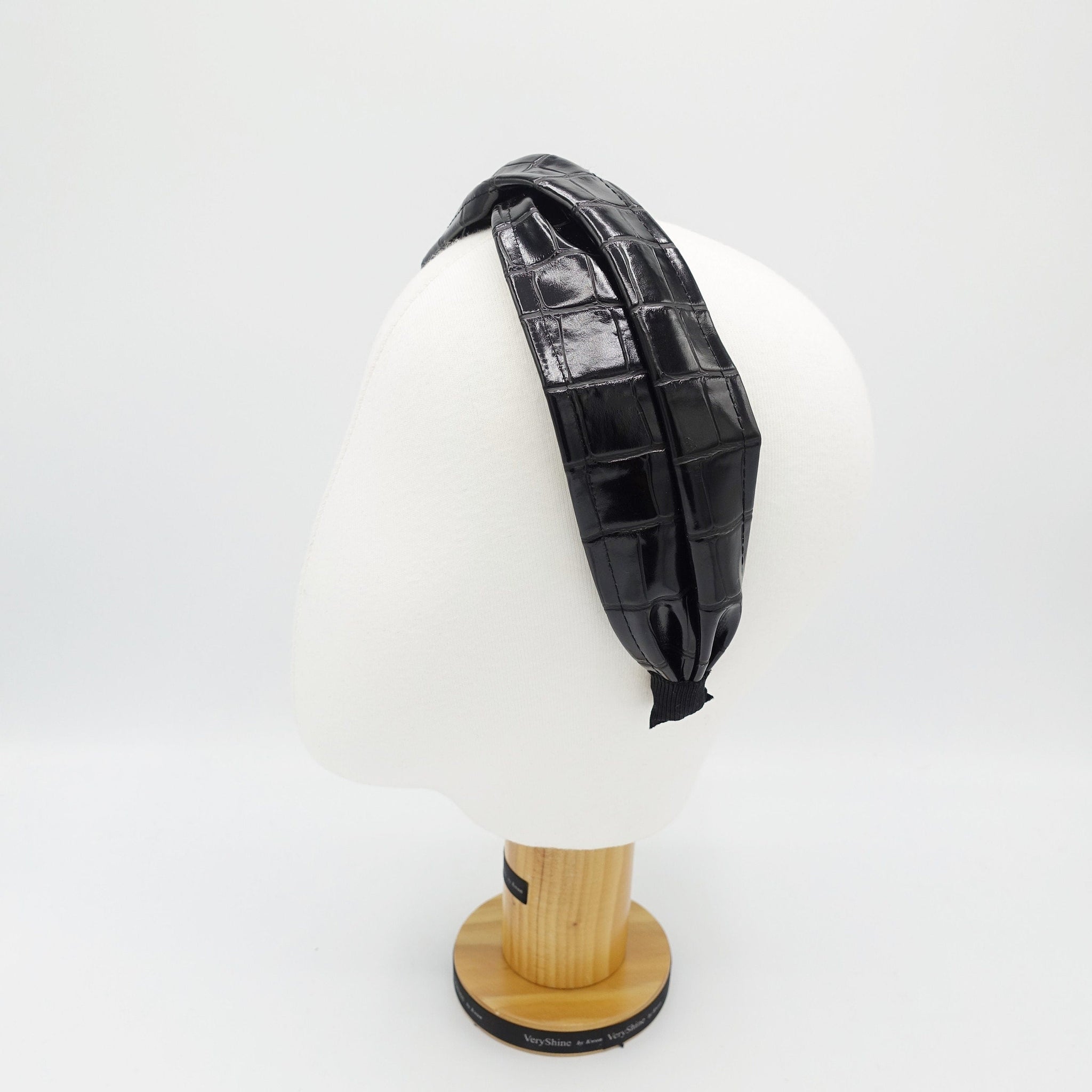 VeryShine Headband leather twisted headband Autumn stylish hairband for women