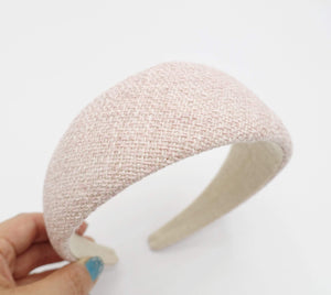 VeryShine Headband linen padded headband wide hairband for women