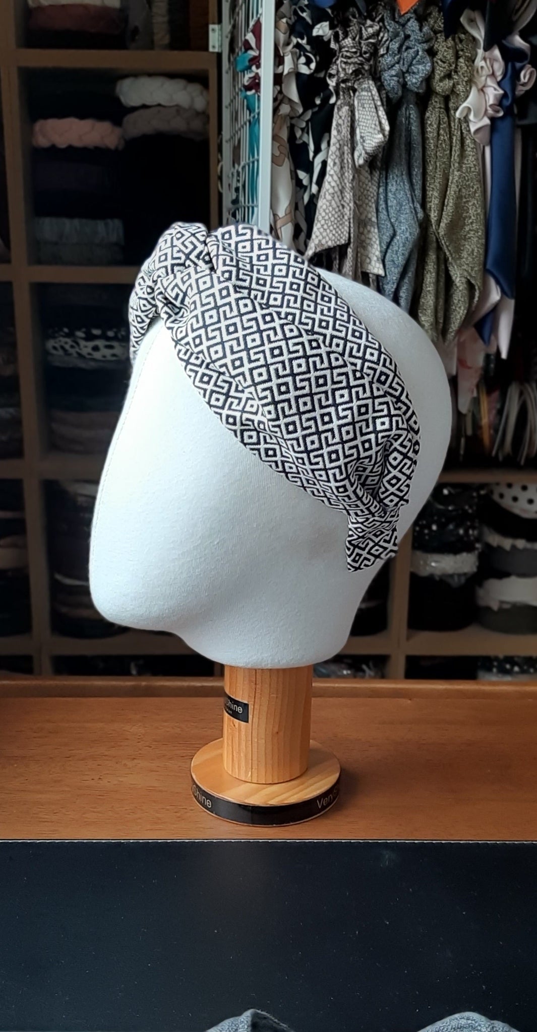 VeryShine Headband maze jacquard cross headband stylish woman hairband