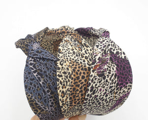 VeryShine Headband modified leopard print headband animal print cross hairband for women