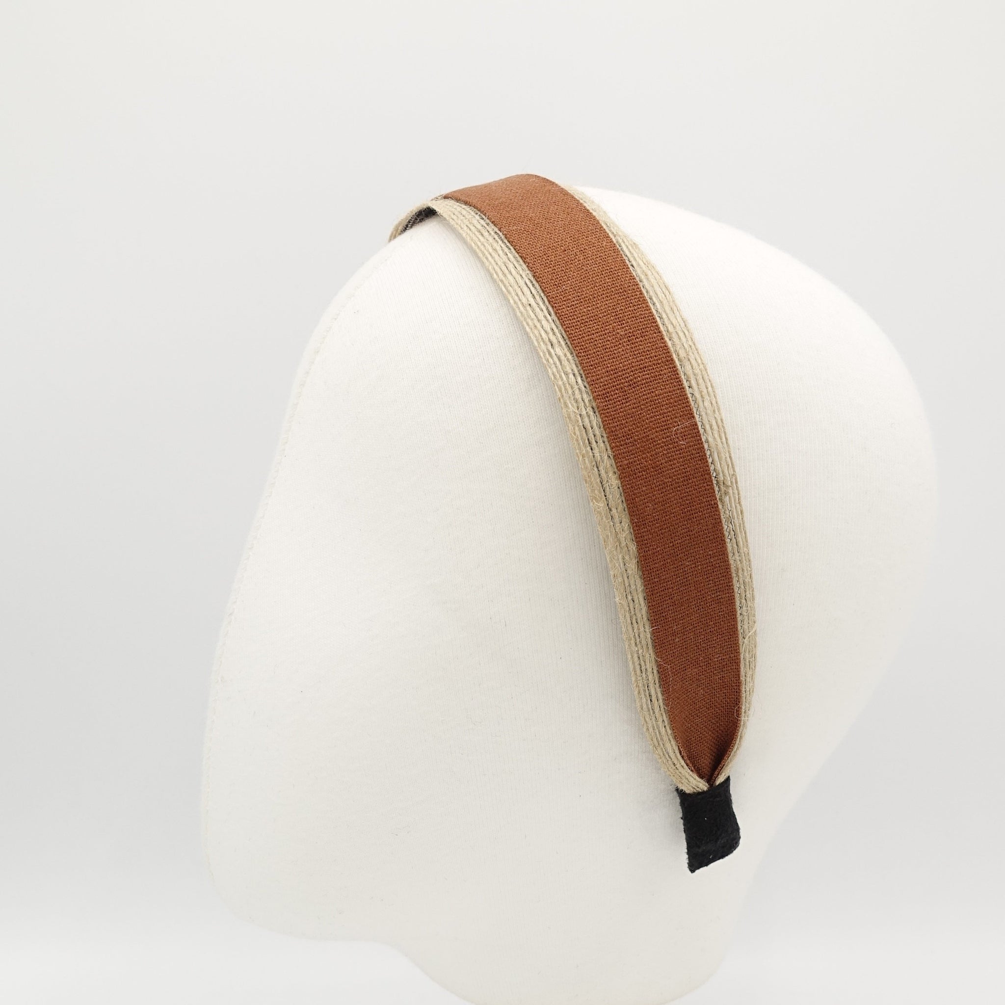 VeryShine Headband natural headband jute linen blend hairband for women