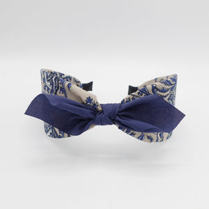VeryShine Headband paisley bow knot headband floral hair accessory for women