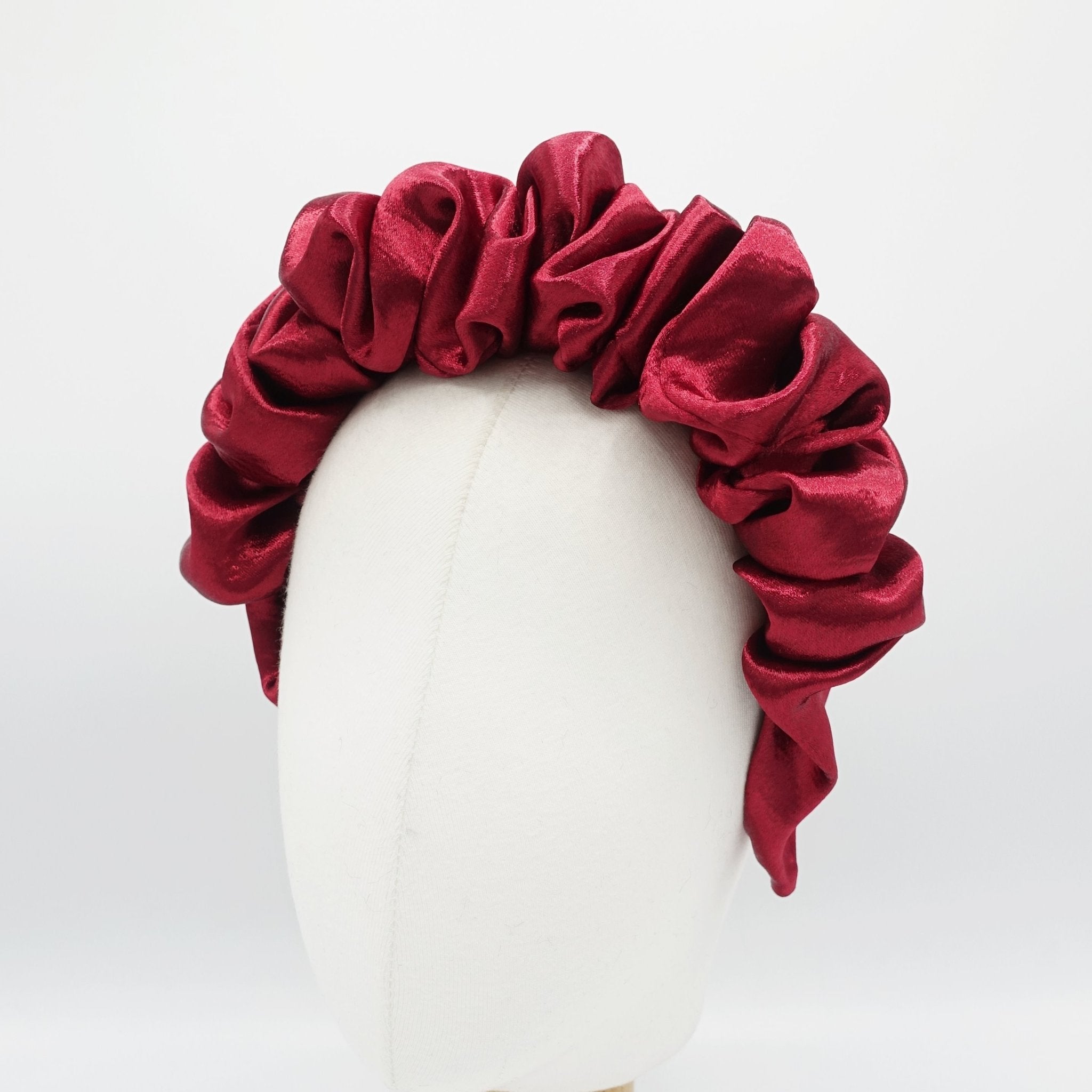 VeryShine Headband queens headbands glossy satin volume wave headband stylish hairband women hair accessories