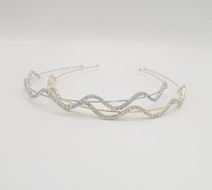 VeryShine Headband rhinestone thin headband bling jewel hairband for women