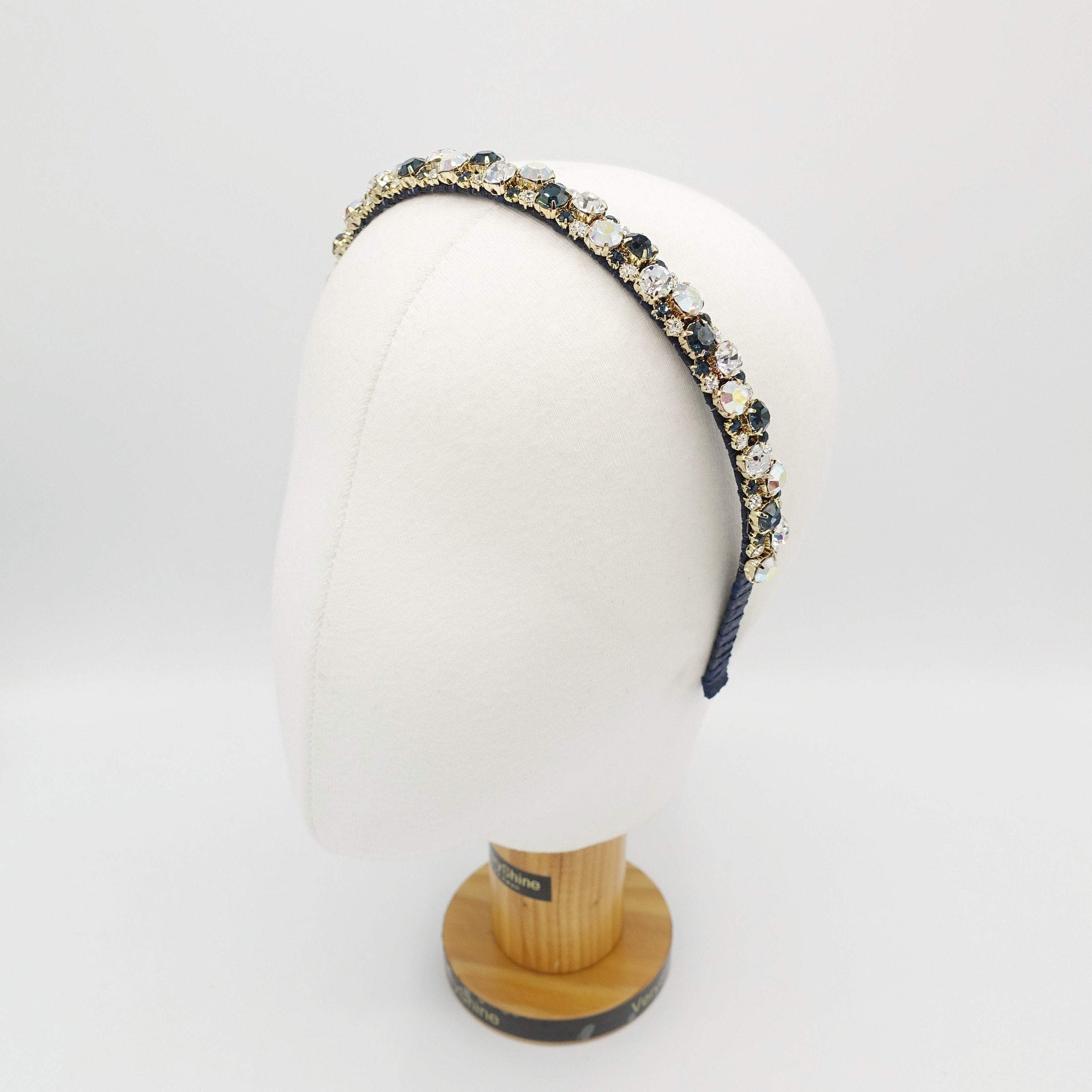 VeryShine Headband Royal rhinestone embellished headband luxury bling hair accessory for women