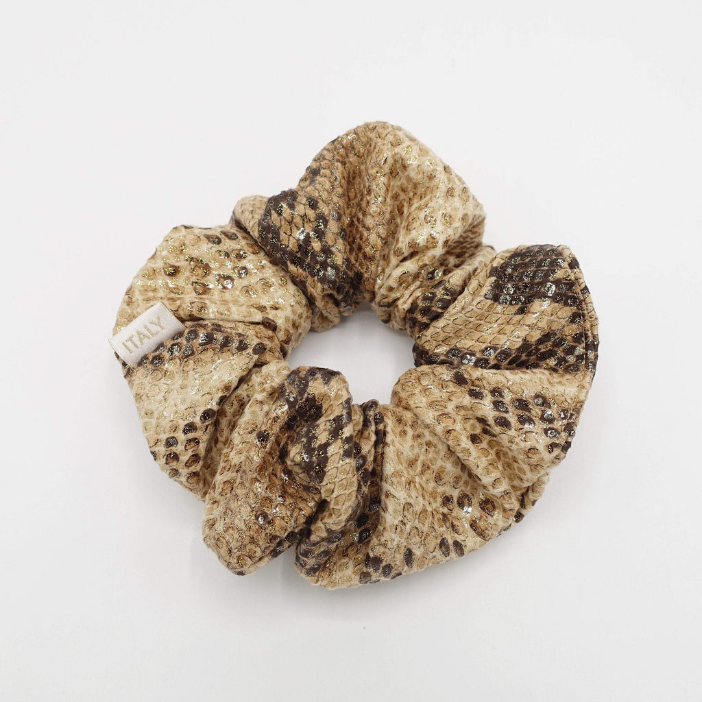VeryShine Headband Scrunchies python headband faux leather scrunchies quality hair accessory for women