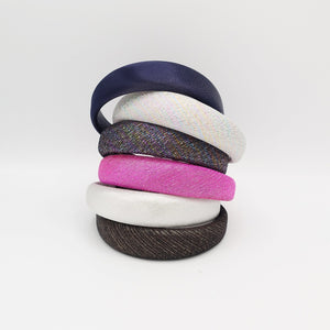 VeryShine Headband shimmer headband metallic padded hairband stylish hair accessory for women