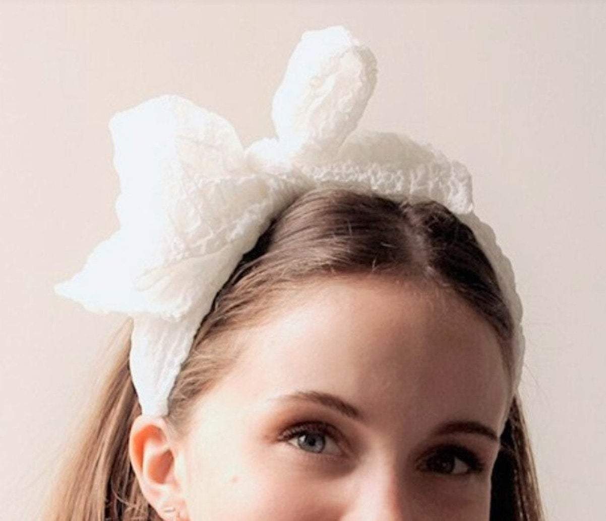 VeryShine Headband Spring headband bumpy bow knot hairband for women