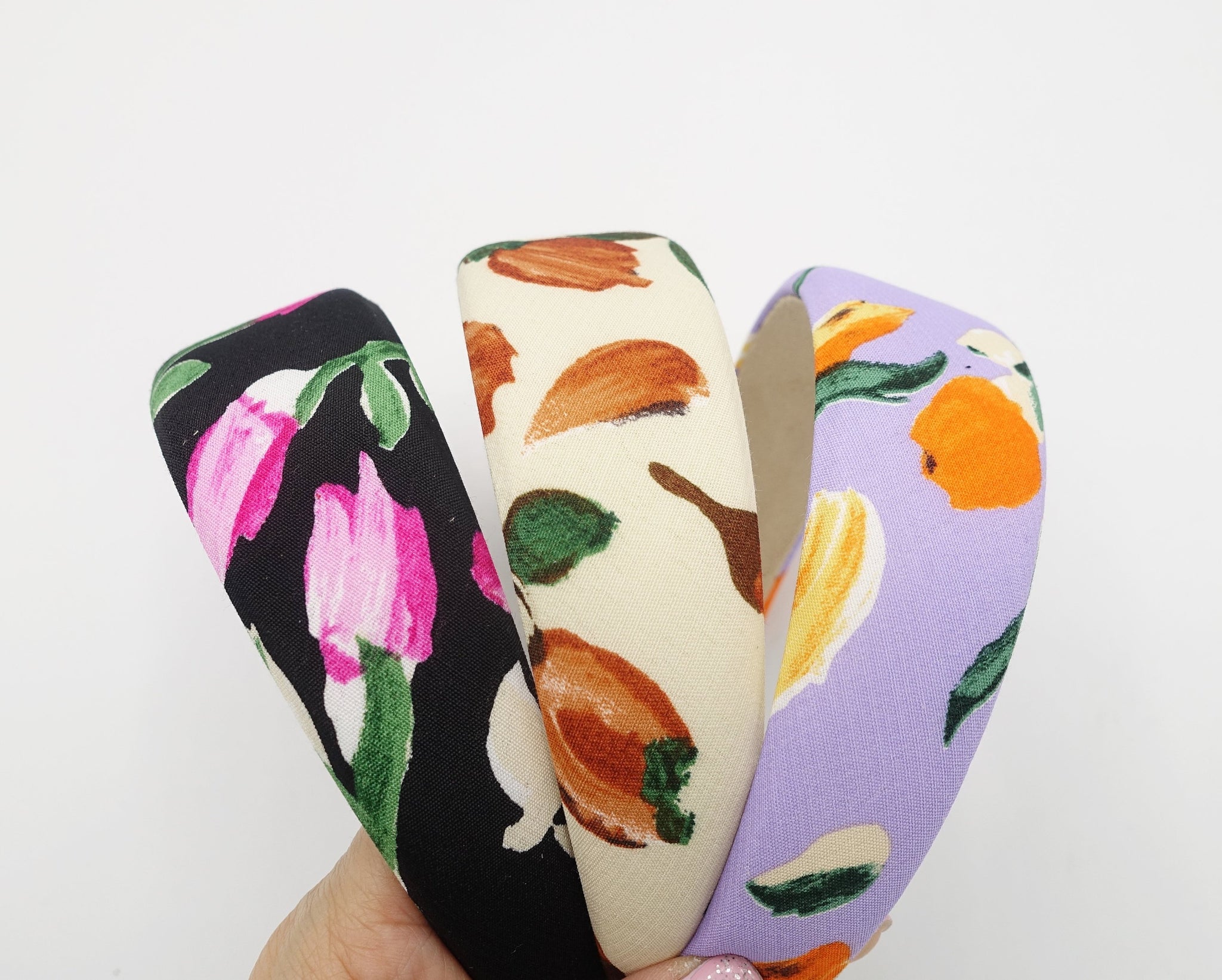 VeryShine Headband tulip print headband padded hairband for women