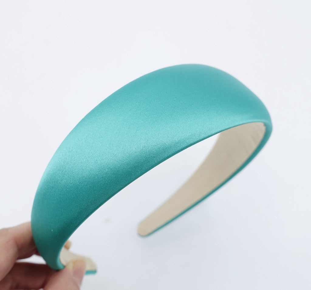 satin padded headbands 