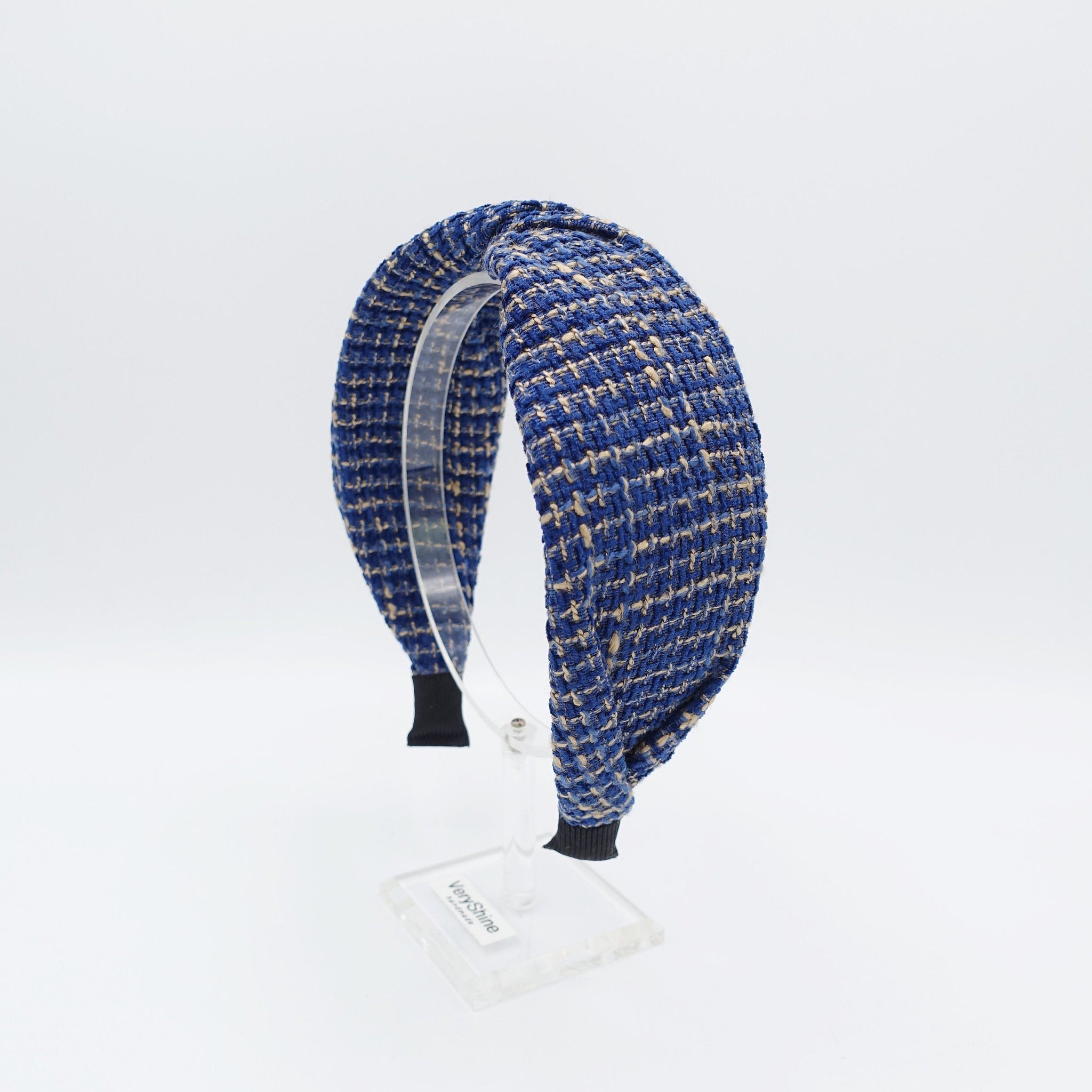 VeryShine Headband tweed waffle pattern headband twist hairband Fall Winter stylish hair accessory for women